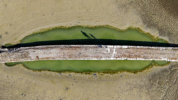 Konya'da sular altında kalmıştı! 11 gözlü köprü yeniden ortaya çıktı 1
